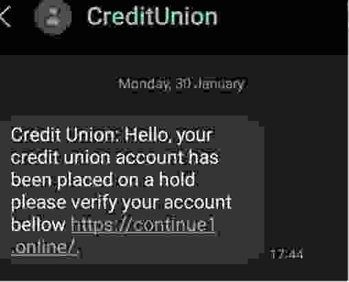 Lucan District Credit Union | Text SCAM Alert